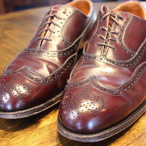 Alden X McMahan Men's Wing Tip Bal - Calf Skin